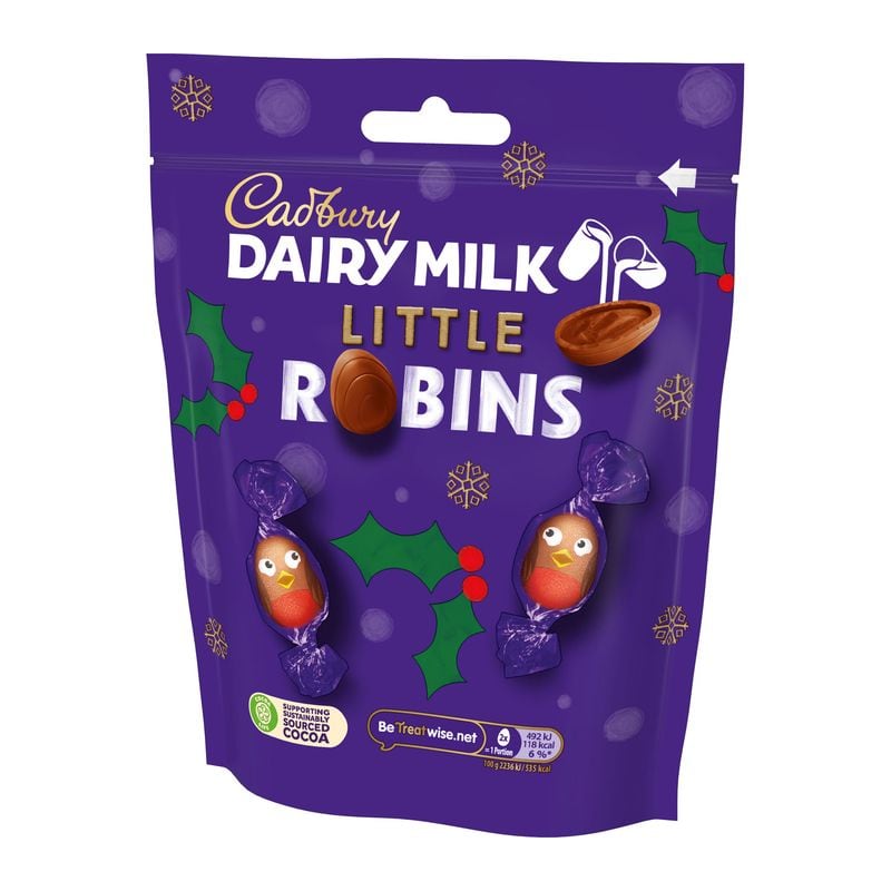 Cadbury Dairy Milk Christmas Robins
