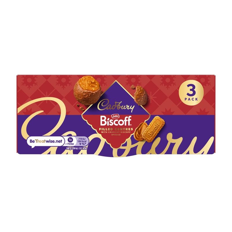 Cadbury Biscoff Bauble 3x