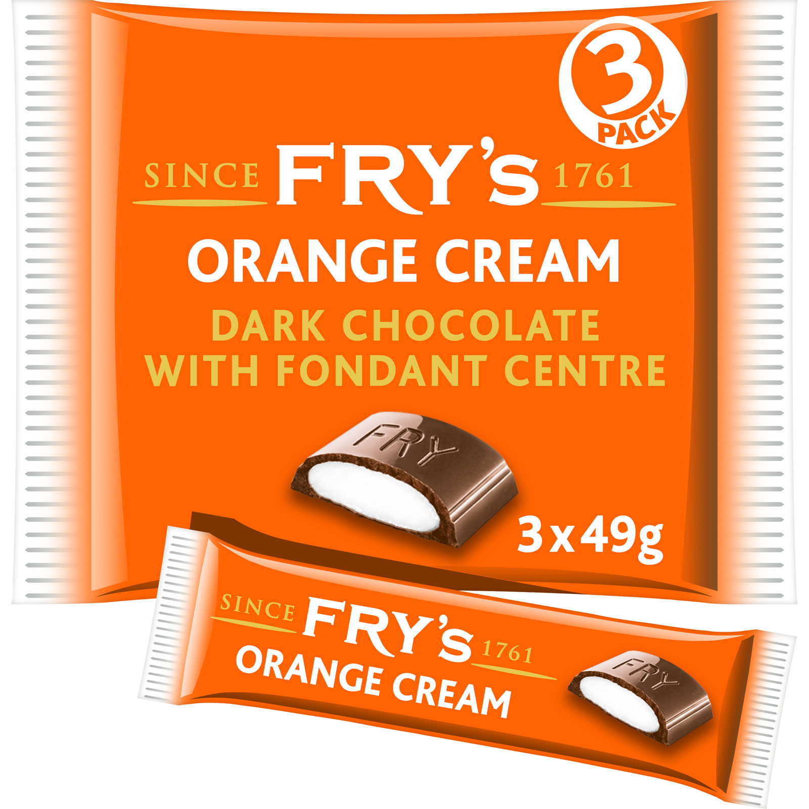 Fry's Cream Orange Chocolate 3pk