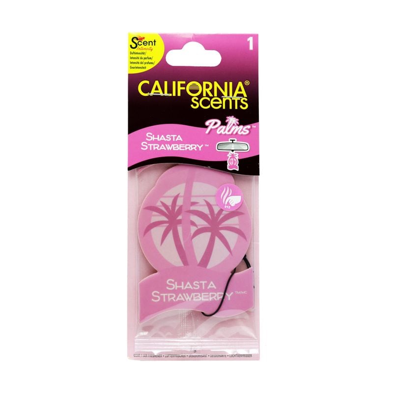 California Scent Palms Car Freshener Strawberry