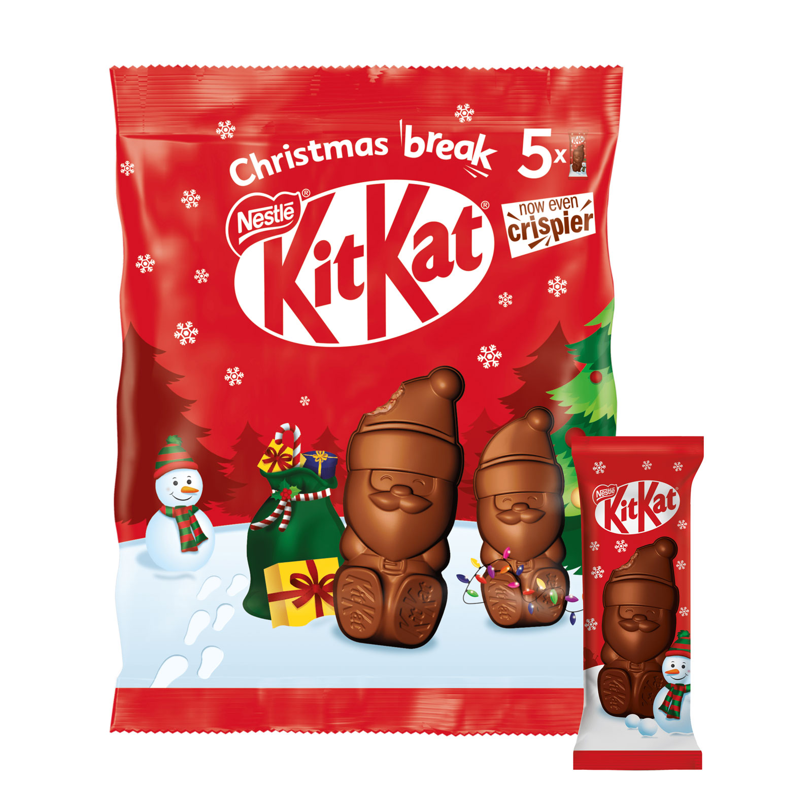 Nestle Kit Kat Mini Pouch Santa