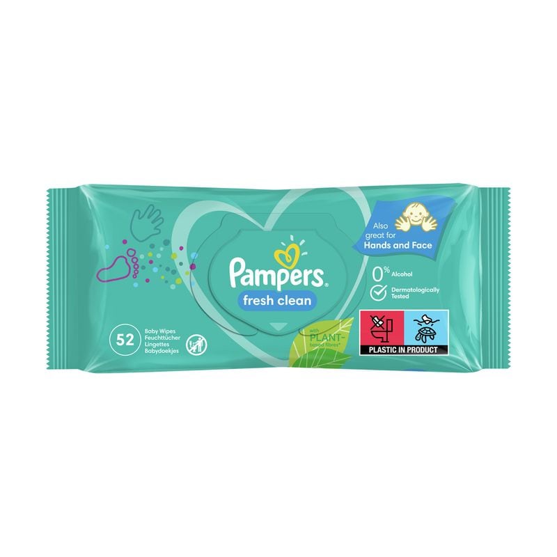 Pampers Fresh Clean Wipes 52