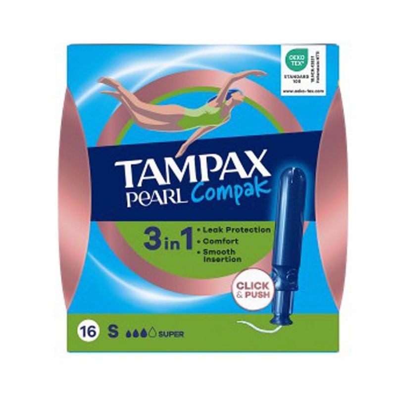 Tampax Compak Pearl Super 16s