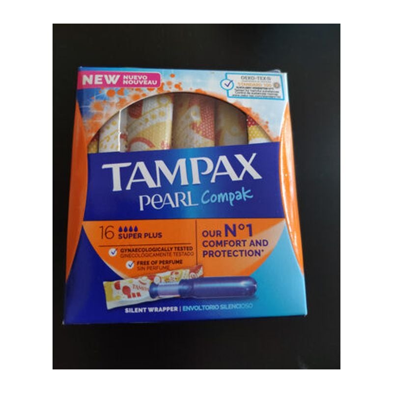 Tampax Compak Pearl Super Plus 16s