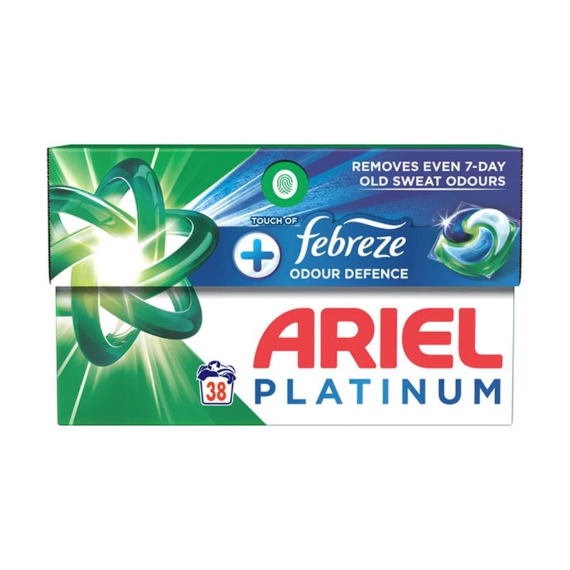 Ariel Pods Platinum Febreze 38w