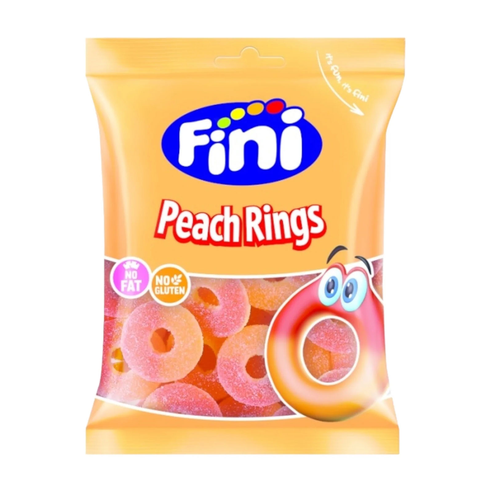 Fini Sweets Fizzy Peach Jelly Rings