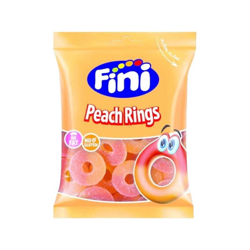 Fini Sweets Fizzy Peach Jelly Rings