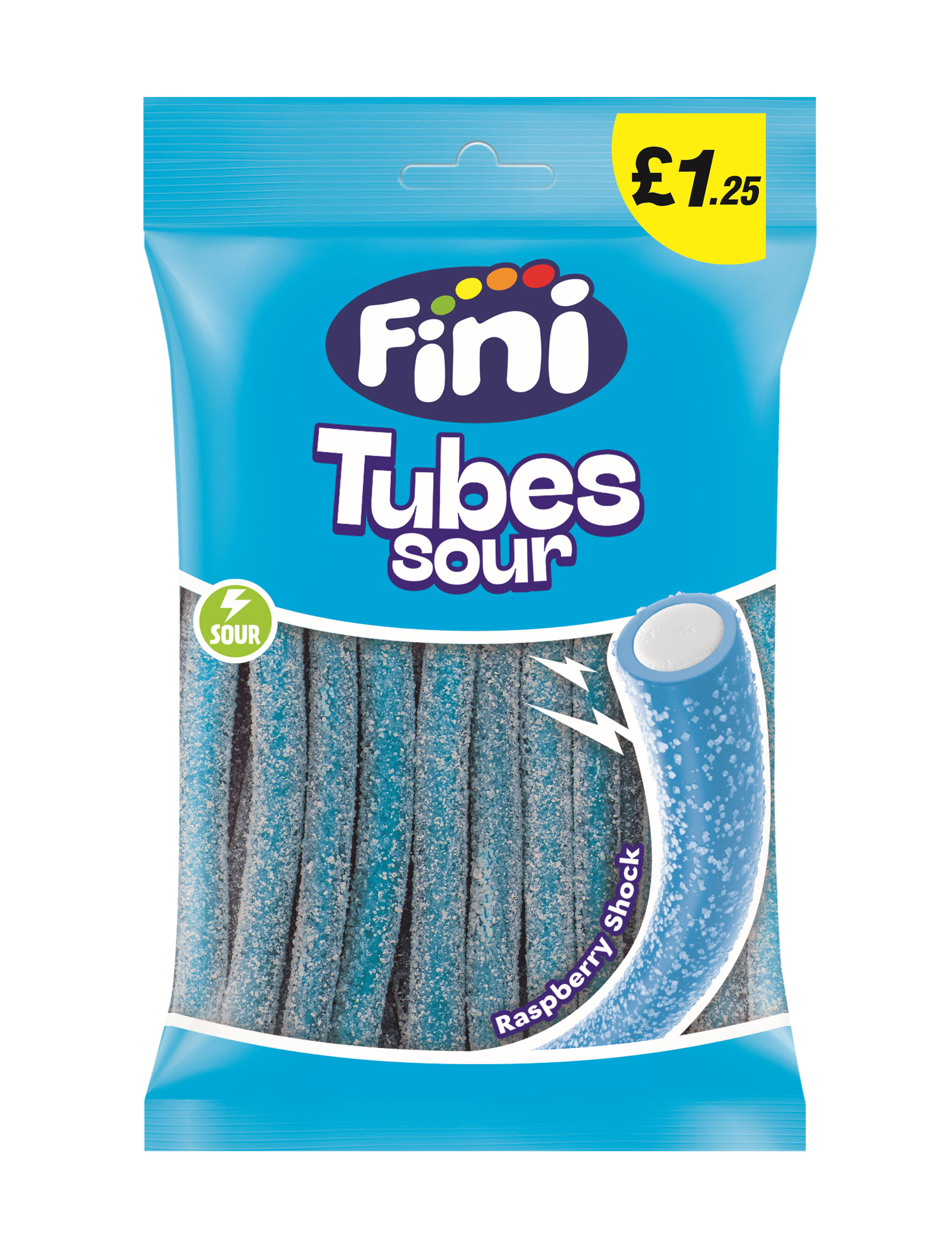 Fini Sweets Blue Raspberry Sour Tubes