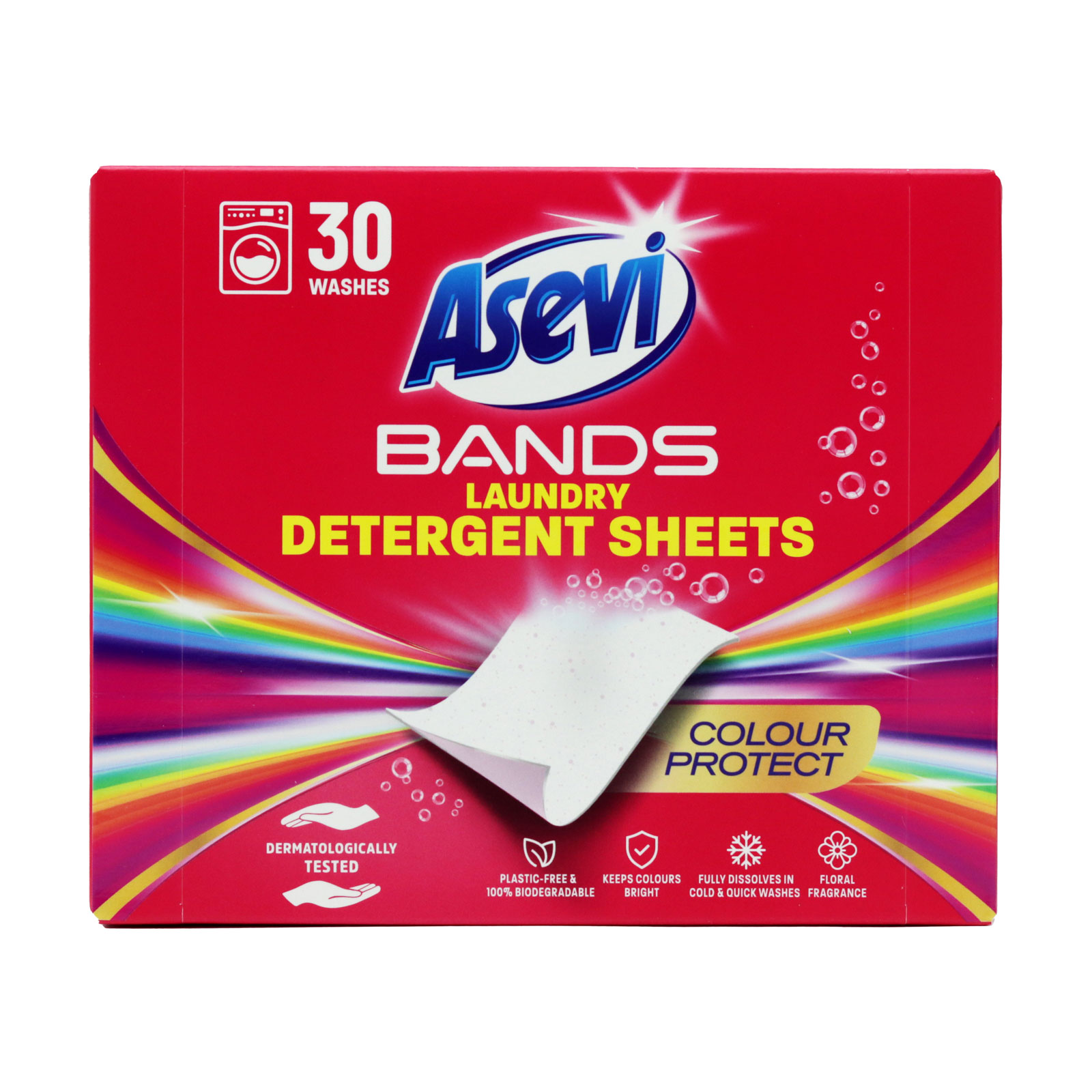 Asevi Laundry Detergent Sheets Colour Protect