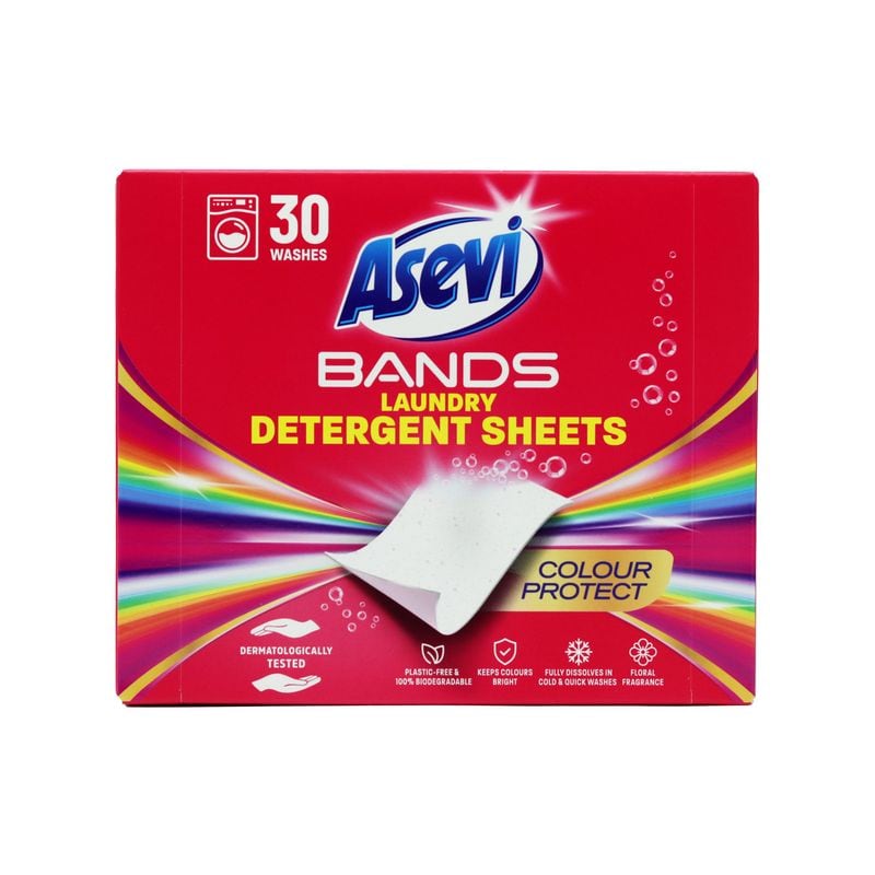 Asevi Laundry Detergent Sheets Colour Protect