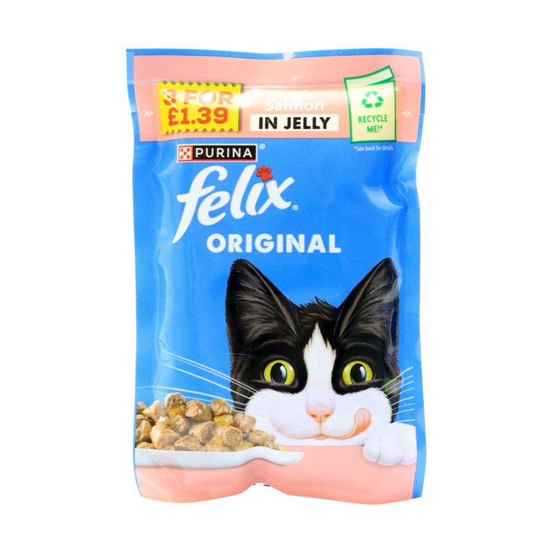Felix Cat Pouch Salmon