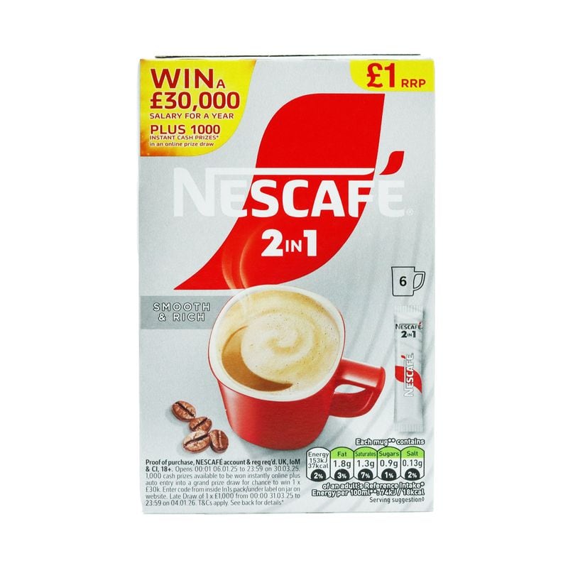 Nescafé Coffee 2in1 Sachets
