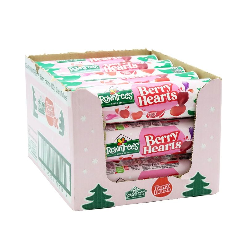 Rowntrees Berry Hearts Tube