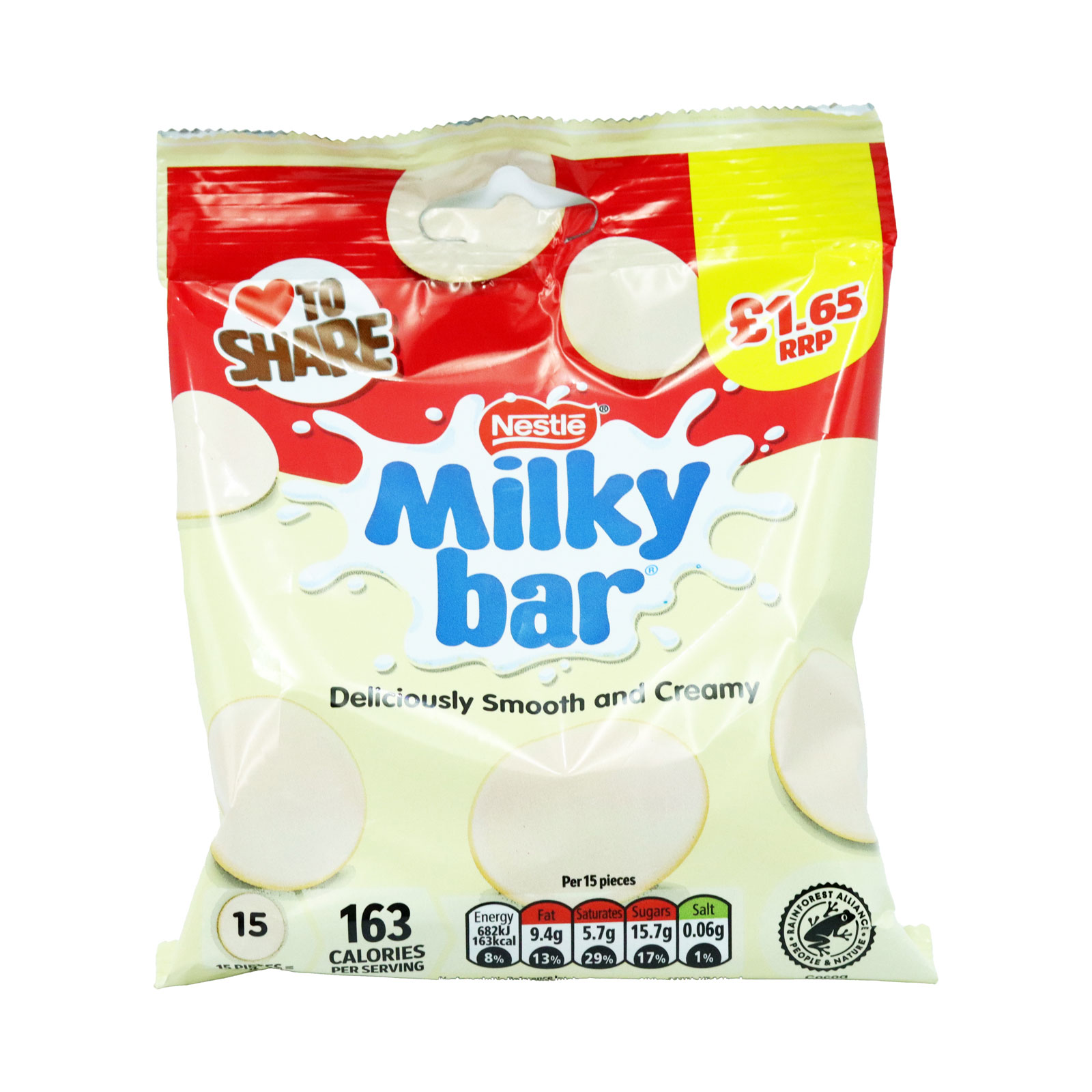 Milkybar Giant Button Bag