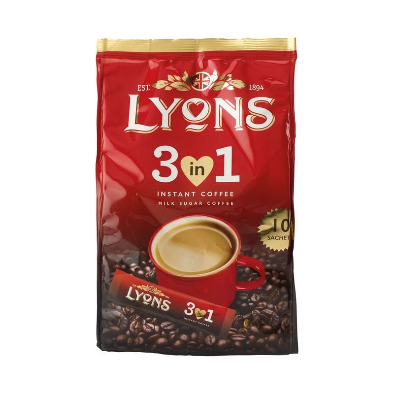 Lyons Sachets Instant Coffee 3 In 1
