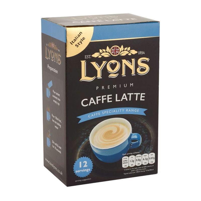 Lyons Sachets Caffe Latte