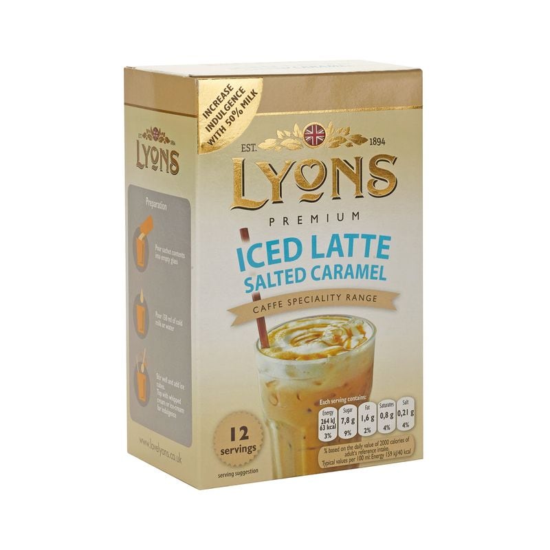 Lyons Sachets Iced Latte Salted Caramel