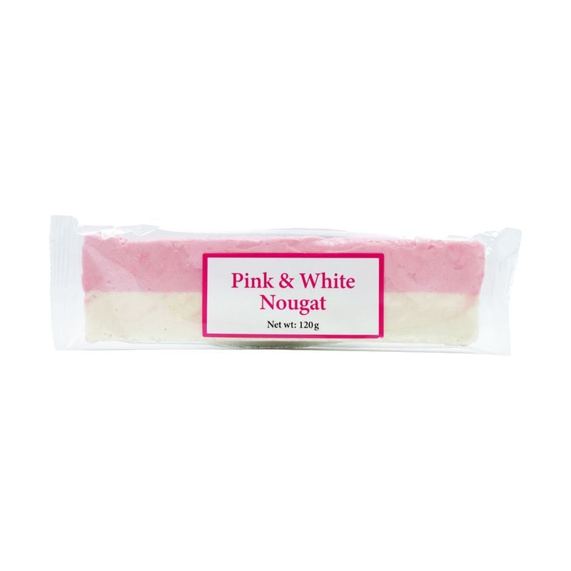 PINK AND WHITE NOUGAT BAR(D) 09/02/27