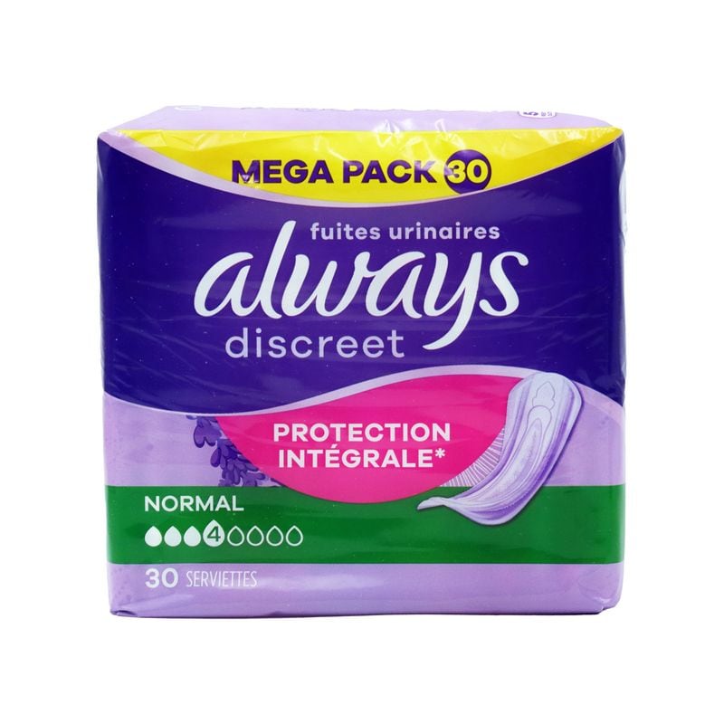 Always Discreet Incontinence Pads Normal